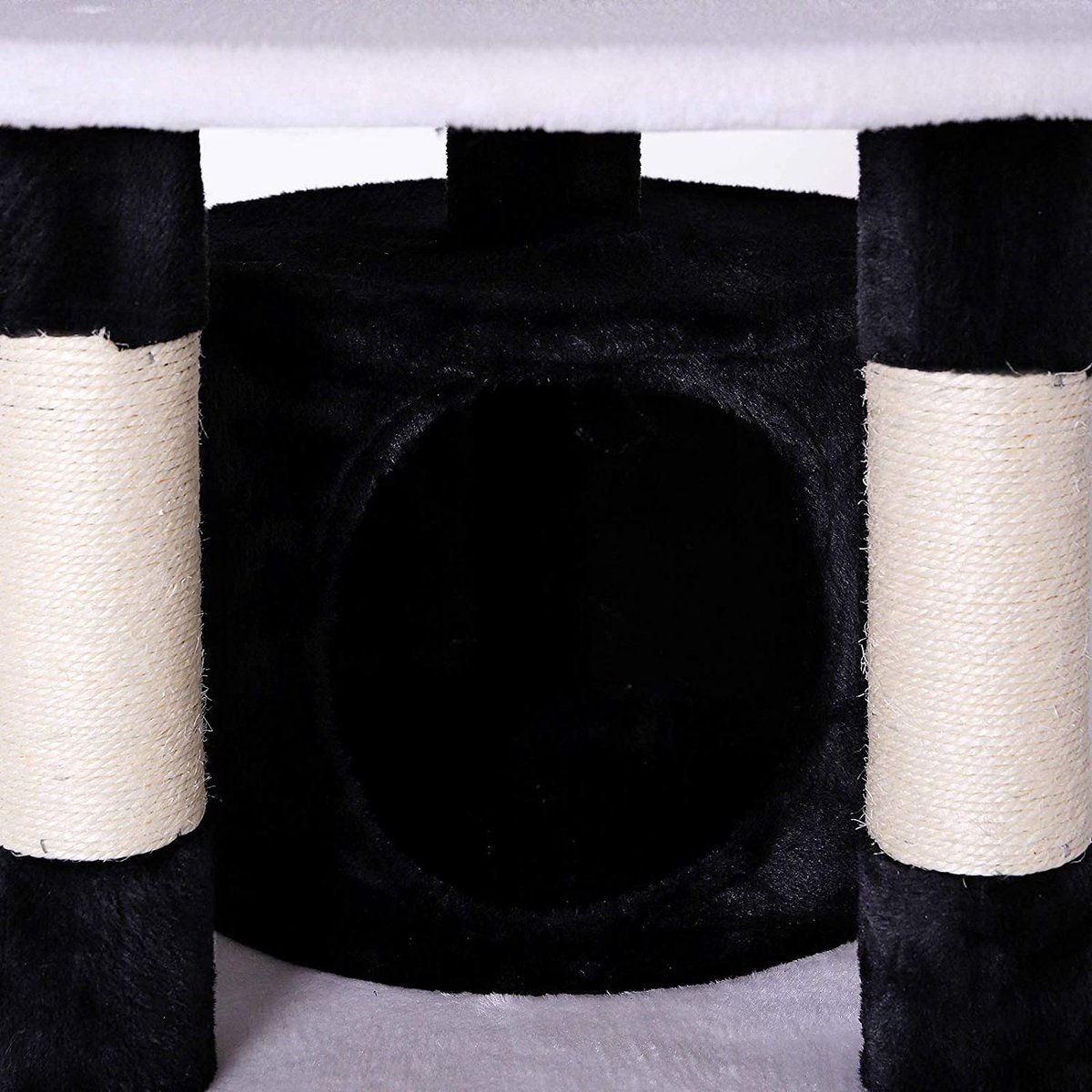 Yaheetech Kattenkrabpaal, 175 cm, plafondhoog, krabpaal voor katten