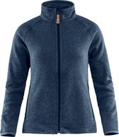 FJALLRAVEN - Övik - Fleece Zip Sweater - Dames - Navy - Maat XL