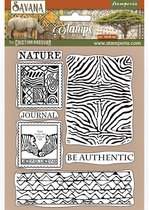 Stamperia - Stamp en caoutchouc Natural Savana Zebra (WTKCC211)
