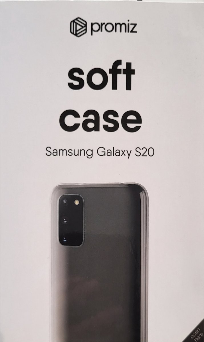 Promiz Samsung Galaxy S20 Soft Case Transparant