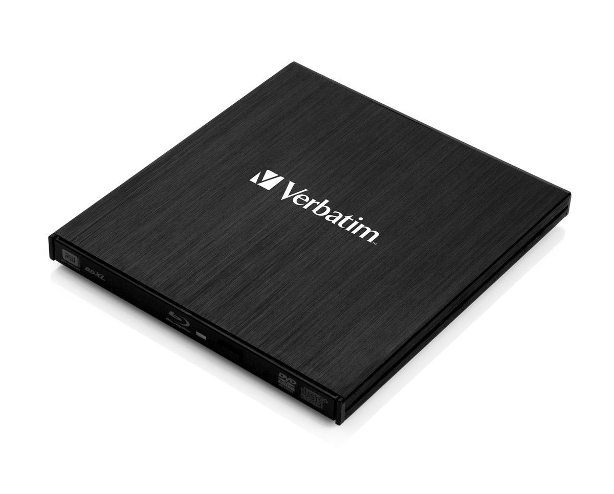Verbatim External Slimline optisch schijfstation Zwart Blu-Ray RW