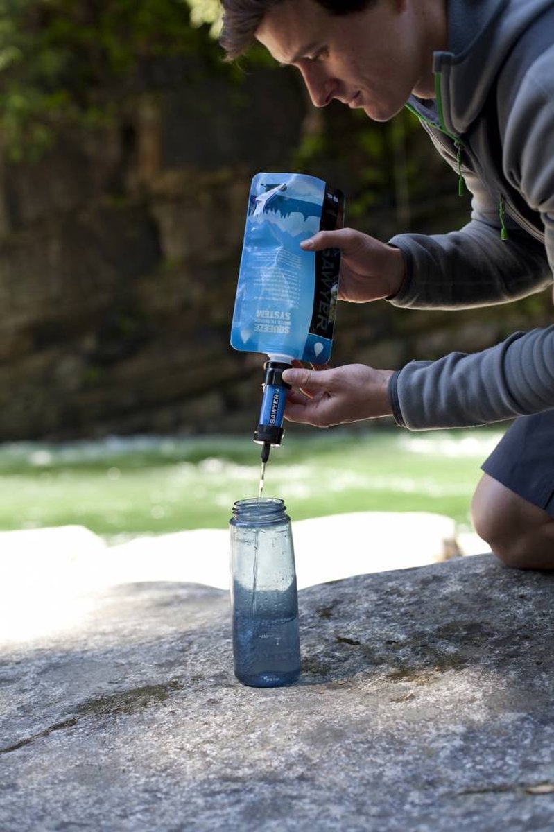 Bol.com Sawyer Mini SP128 Waterfilter Set - Blauw + Groen aanbieding