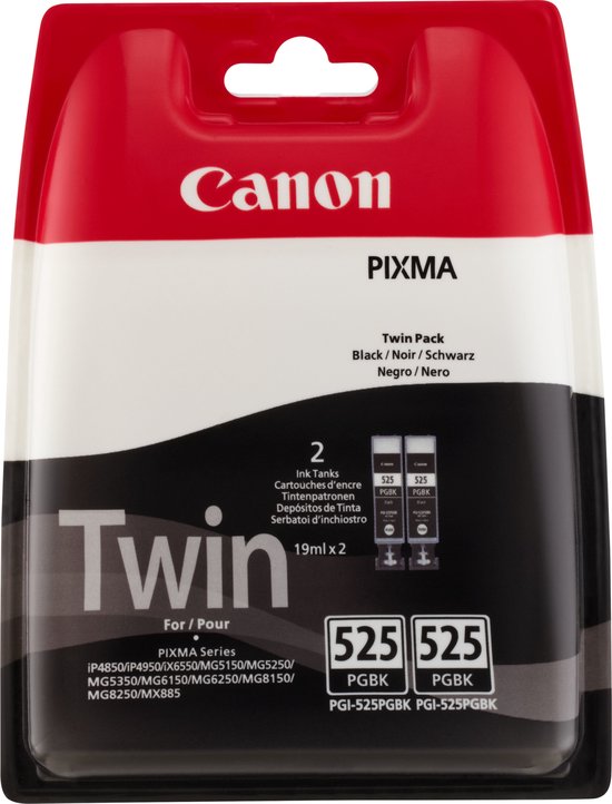 Canon - PGI-525PGBK - Inktcartridge zwart (2 stuks)