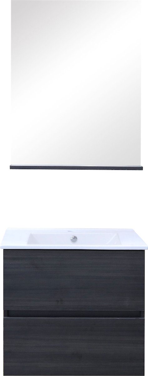 WOON-DISCOUNTER.NL - Badkamermeubel Bergfors 80 - Houtlook - 301498
