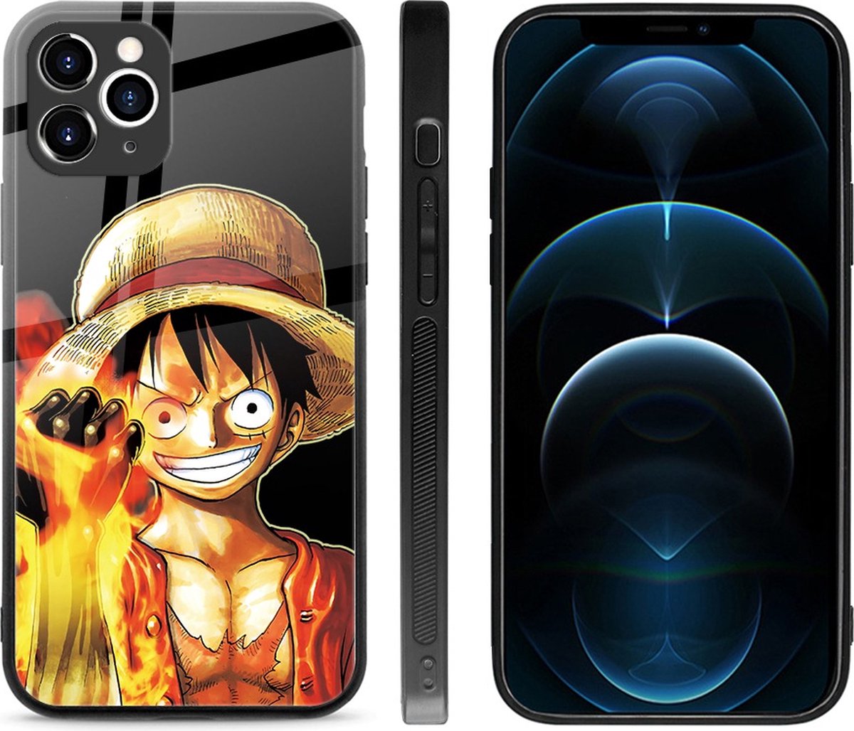 Anime merchandise - anime hoesje / phone case - One Piece Luffy fire fist Iphone 12