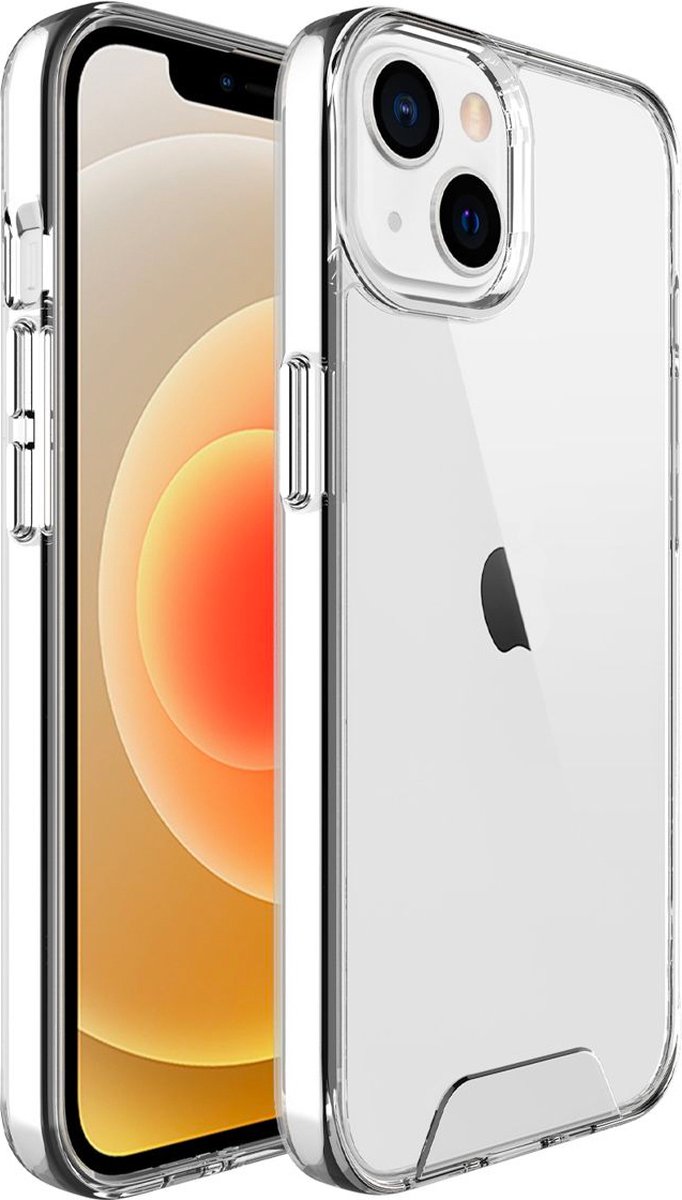Pure Diamond iPhone 13 Mini hoesje Hardcase siliconen case transparant hoesjes back cover hoes Extra Stevig