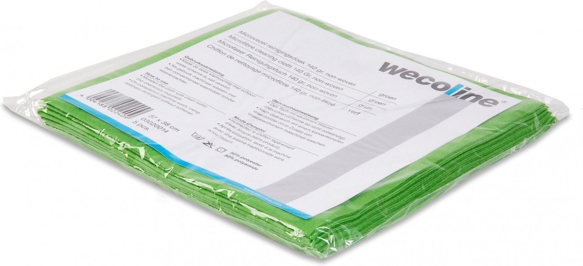 Goedkoopste Wecoline Non Woven 140GR 37x38 groen 3ST