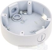 Opbouwdoos Voor Dome Camera - Klein - Aluminium - Wit - Sokkel - Diameter 9,3 cm - Inclusief Schroeven