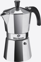 Westmark Brasilia 6-kops Italiaanse espressokan uit aluminium