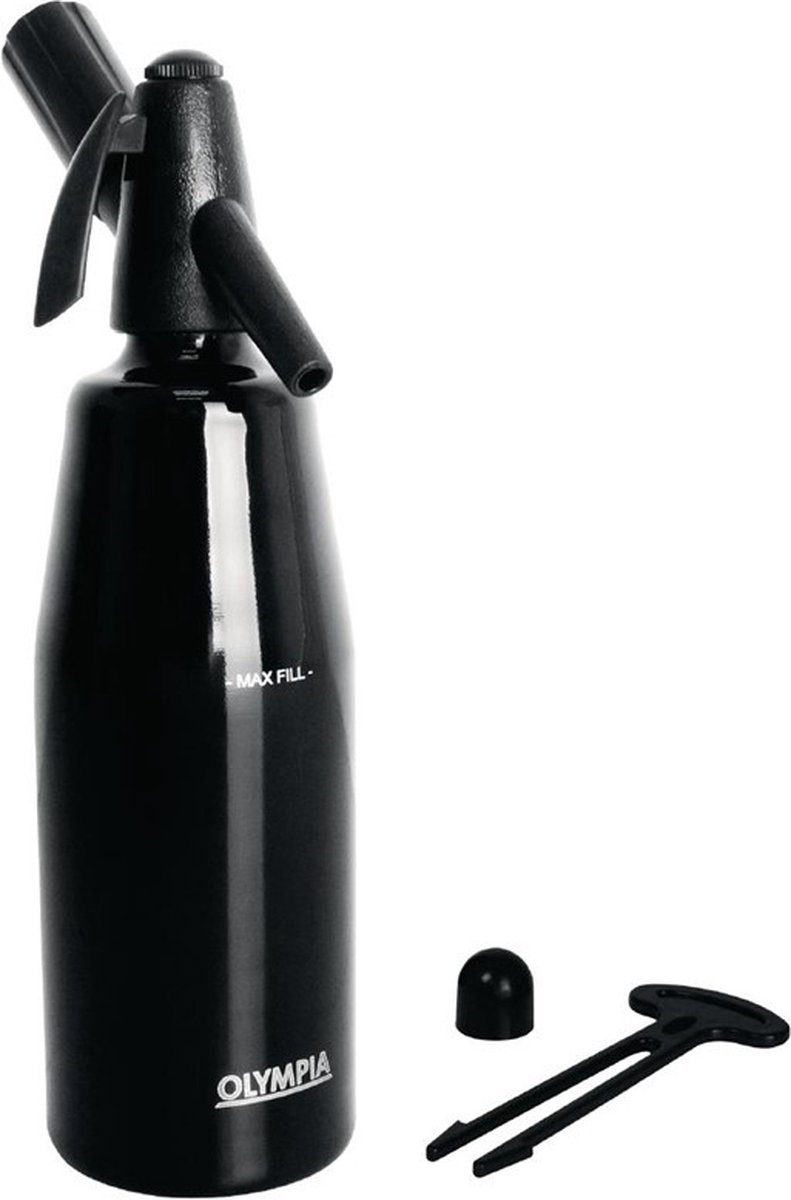 Olympia Soda Siphon Zwart 1ltr CE341