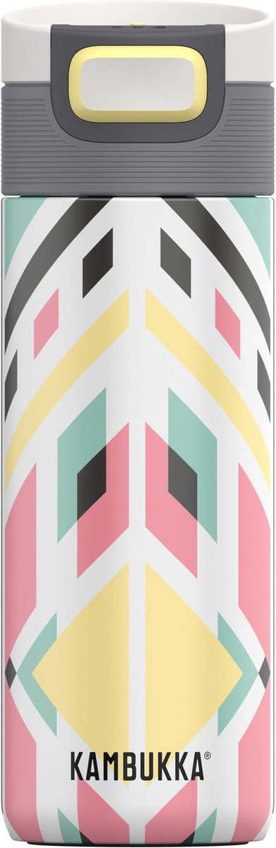 Etna Thermosfles 500ml - Tribal Shibori met 3-in-1 lid en makkelijke reiniging
