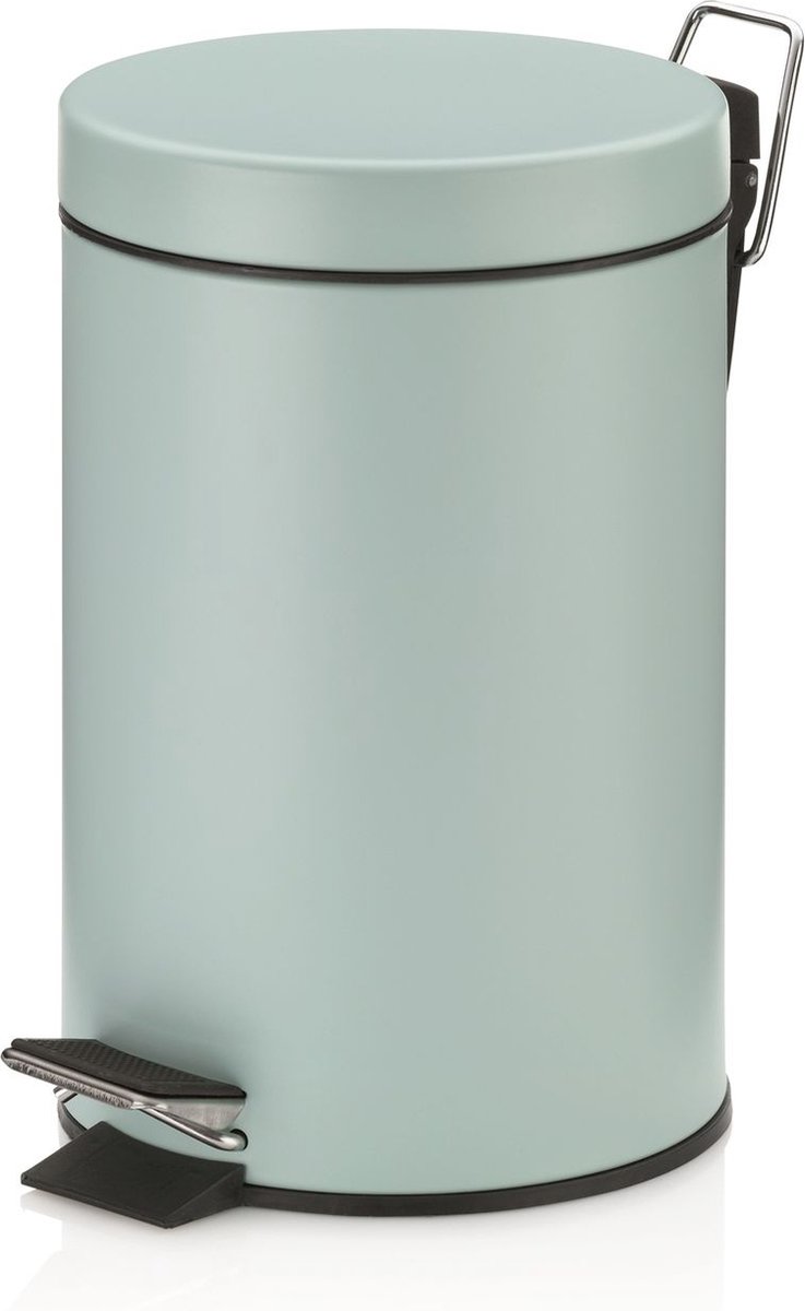 Monaco Pedaal Afvalemmer - 3 l - Pastel Blauw - Kela