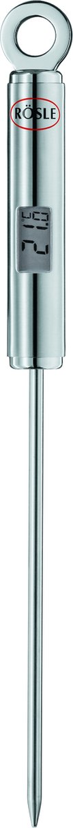 Rösle Barbecue Gourmet Thermometer - Digitaal - 22 cm - RVS - Rösle