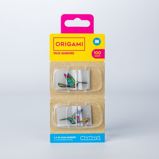 Origami Page Markers Hummingbird page markers 100 Pieces bol