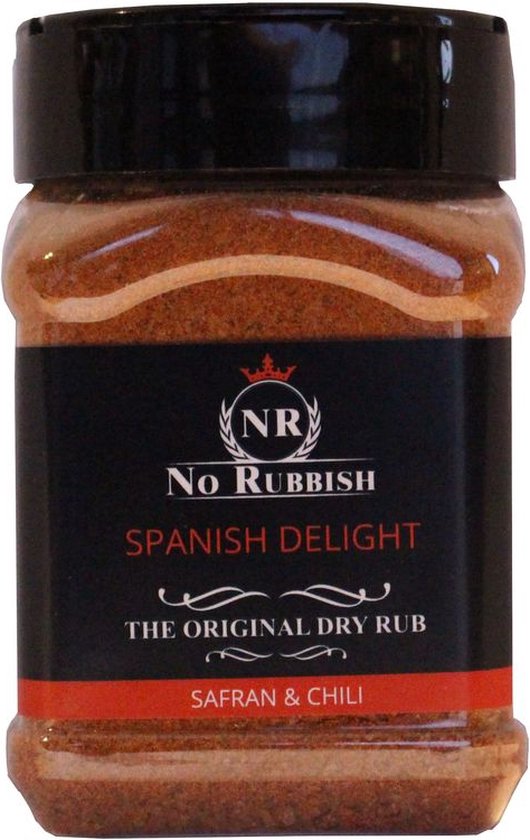 No Rubbish Spanish Delight BBQ rub Dry Rub BBQ kruiden