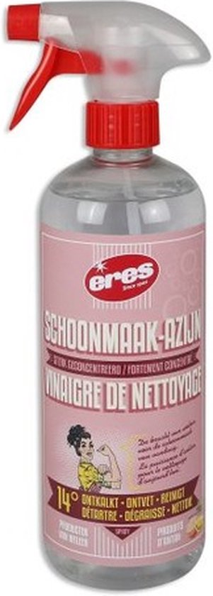 salaris Ga naar beneden Duplicaat Eres Schoonmaak Azijn - Spray - 750ml | bol.com