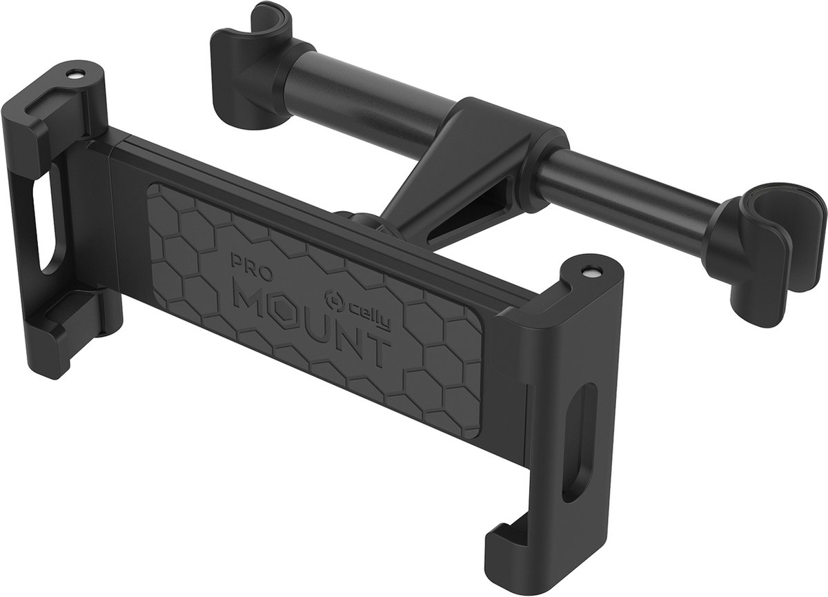 Celly Tablethouder Hoofdsteun - Voor 6 inch tot 9.5 inch - 360° Draaibaar - Zwart