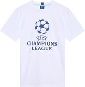 Champions League logo t-shirt senior - wit - Maat L - maat L