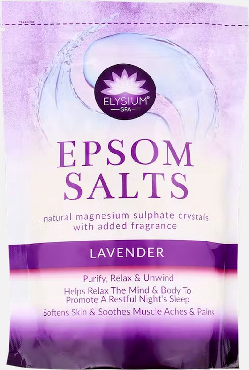 Badzout Epsom Salts Lavendel - Lavender - 500 gram - Elysium Spa