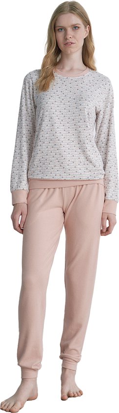 Pijadore - Dames Pyjama Set, Lange Mouwen, Roze - XL