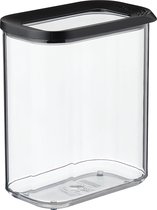 Mepal – Boîte de conservation Modula 1500 ml – noir – boîte de conservation – boîte de conservation avec couvercle – hermétique – transparente – empilable