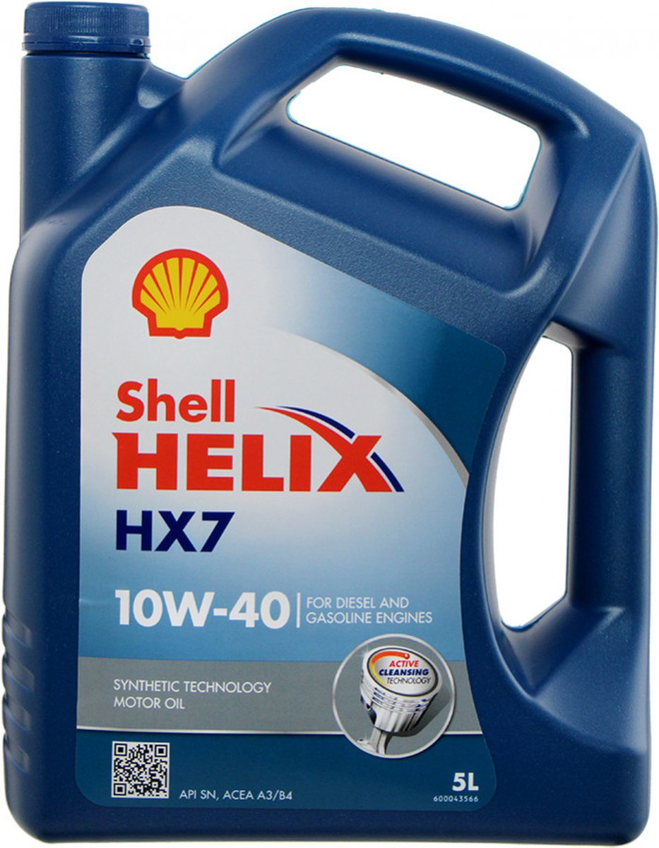 Shell Helix HX7 10W40 A3/B3 - 5L