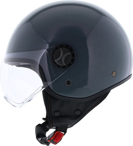 Duitse stijl vintage motorfiets jethelm open helm, retro halve motorhelm, DOT/ECE goedgekeurd, met zonneklep voor volwassen mannen en vrouwenhelm (C L=59 Duitse stijl vintage motorfiets jethelm open helm, retro halve motorhelm, DOT/ECE goedgekeurd, met zonneklep voor volwassen mannen en vrouwenhelm (C L=59