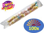 Sweet Party Snoepkettingen dextrose 20g x 100 stuks individueel verpakt - uitdeelcadeau