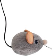 Petstages Squeak Squeak Mouse - Avec son - Avec cataire - Herbe à chat