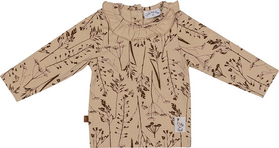 Frogs and Dogs - Winter Flower Shirt - - Maat 80 -