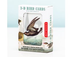Kikkerland 3D Speelkaarten - Vogels - Kaartspel - Pokerformaat - Vogelplaatjes - Gezelschapsspel - Geschikt voor poker, patience, bridge, blackjack, pesten