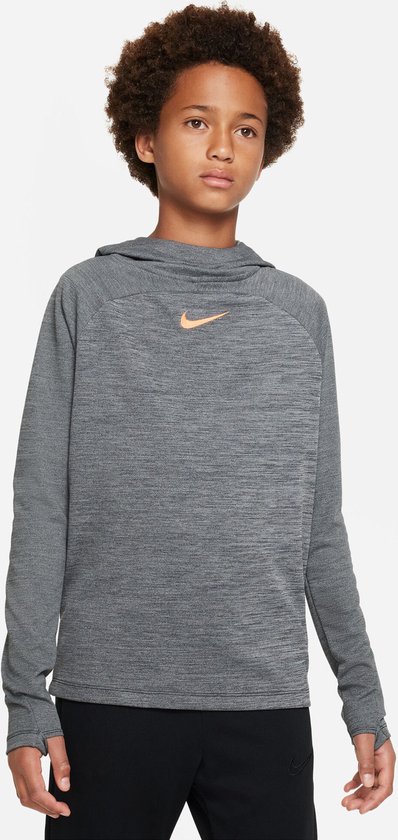 Nike Dri-Fit Training Top Hoody Garçons - Grijs/ Oranje - Taille 152