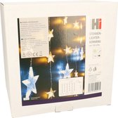 Kerstverlichting lichtgordijn - 138 sterren leds - 250 cm - warm wit