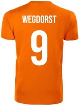 Oranje T-shirt - Wegdorst - Koningsdag - EK - WK - Voetbal - Sport - Unisex - Maat S