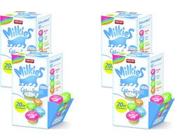 Animonda Milkies Selection Value Pack - Kattensnack - 4 x Assorti 20 stuks