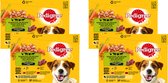 Pedigree Adult Honden Natvoer - Vlees & Gevogelte in Saus - 48 x 100g