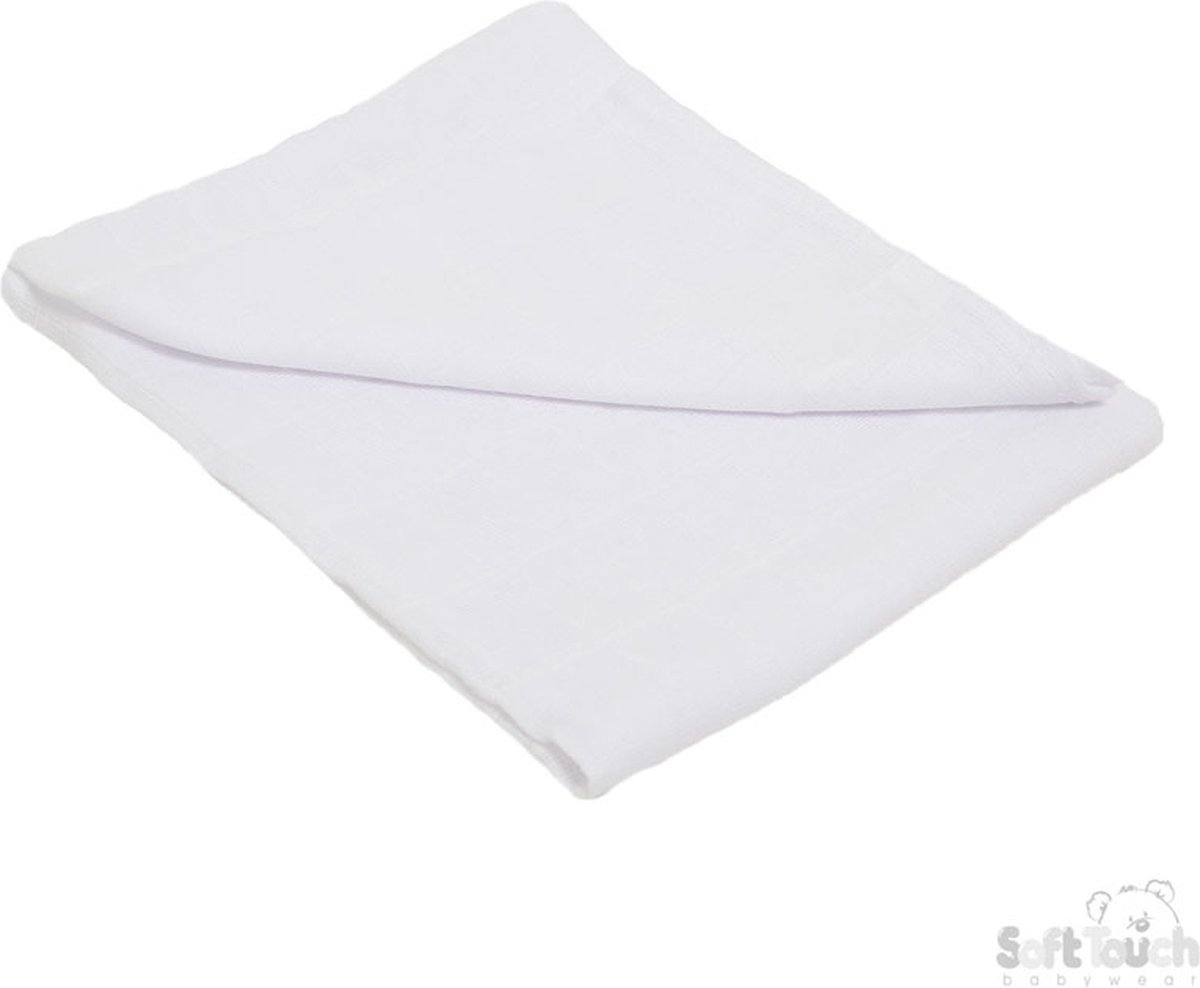 Goedkoopste Soft Touch Hydrofiele Doek Unisex 71 x 71 CM Wit MS01-W