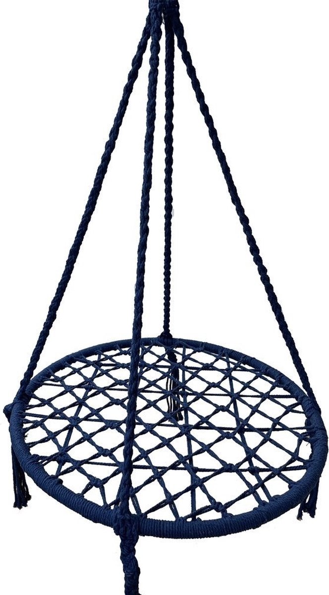 Nestschommel - 80 cm - tot 150 kg - blauw