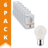 ProLong LED Kogellamp E27 Mat - 4.5W vervangt 40W - Warm wit licht - 6 Kogellampen