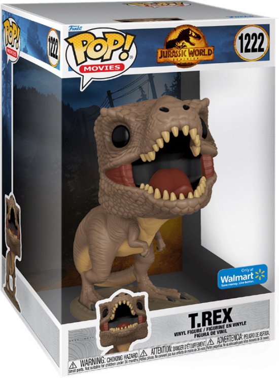 Funko Jurassic World Dominion Pop Jumbo N°°1222 T Rex Edition Speciale 