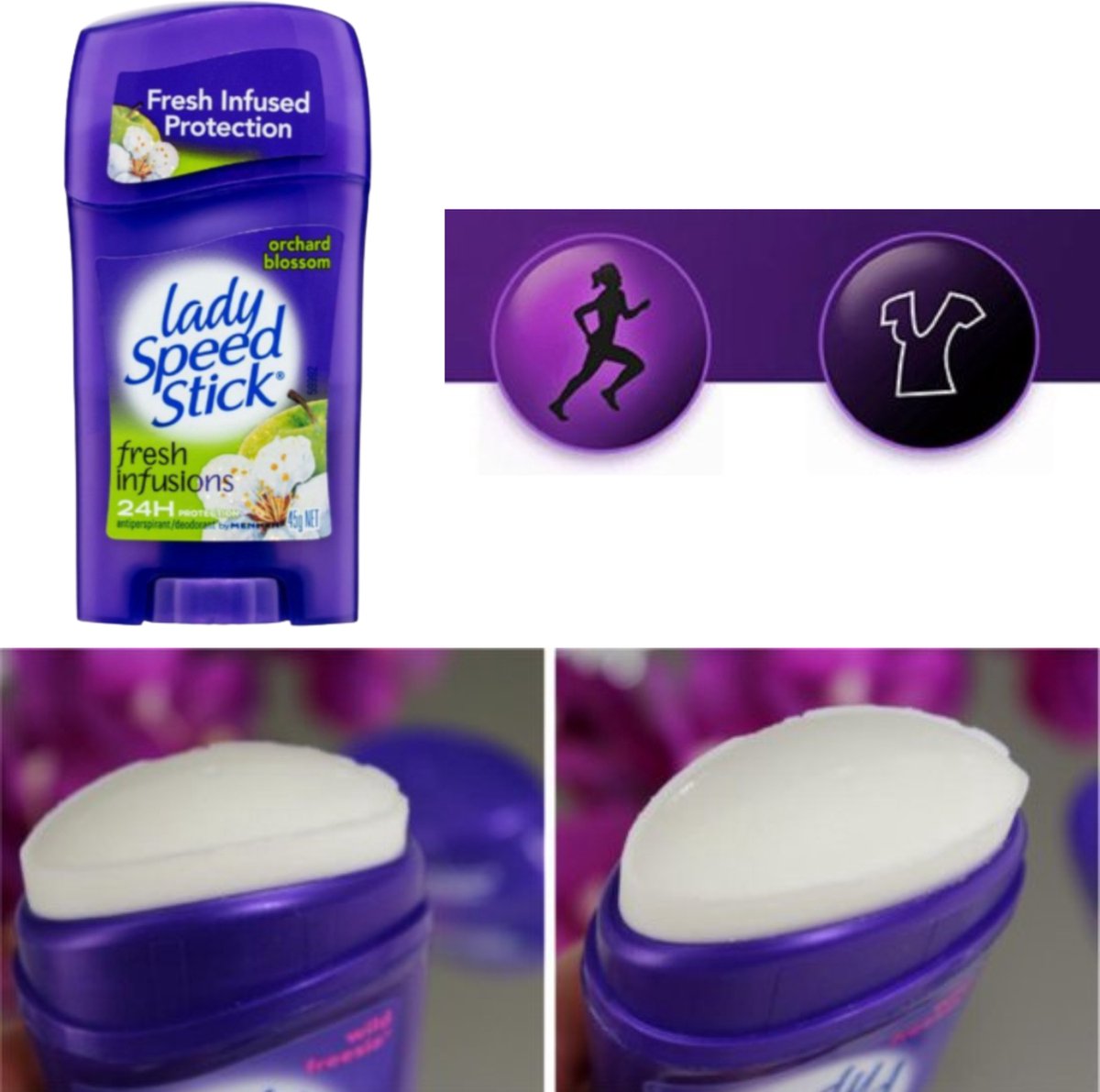 Lady Speed Stick Orchard Blossom Deodorant Stick 3 x 45g Deodorant