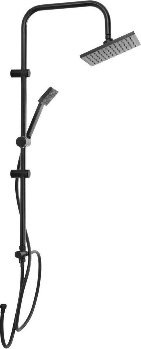 Bathroom Solutions Regendouche set MET handdouche 150cm - Matzwart
