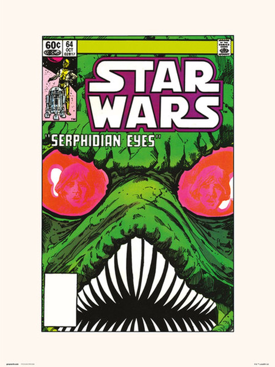 Grupo Erik STAR WARS 64 SERPHIDIAN EYES - Art Print 30x40 cm