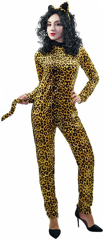 Kostuum Dames - Panter - Sexy - Catsuit