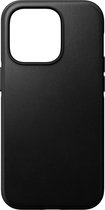 Nomad Modern Leather Case - geschikt voor iPhone 14 Plus - gemaakt van echt leder - geschikt voor MagSafe & draadloos laden - Black