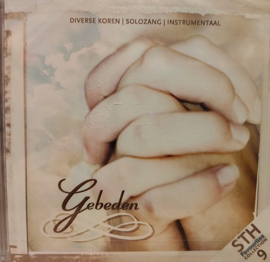 CD hoes met gevouwen handen en de tekst 'Gebeden'.