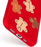 iPhone - telefoon hoesje - Kerst - Gingerbread man - Mulitcolour