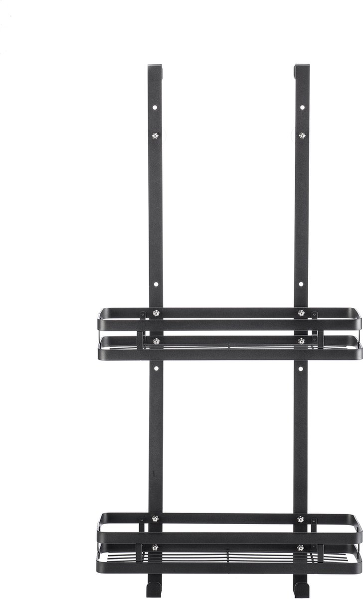 Doucherek Zonder Boren Zwart Doucherek Hangend aan Douchewand 2