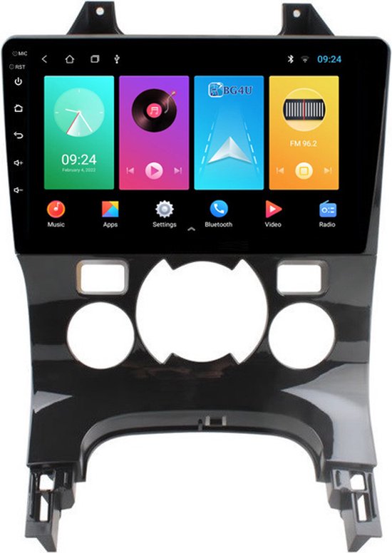 Navigatie radio Peugeot 3008 2009-2012, Android 8.1, Apple Carplay, 9 inch  scherm, Canbus, | bol.com
