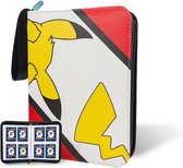 ZIGLA – Verzamelmap Geschikt voor Pokémon - Verzamelalbum Voor 400 Kaarten - Premium Kwaliteit - 4 Pocket - 50 Pagina's - Kaartenmap